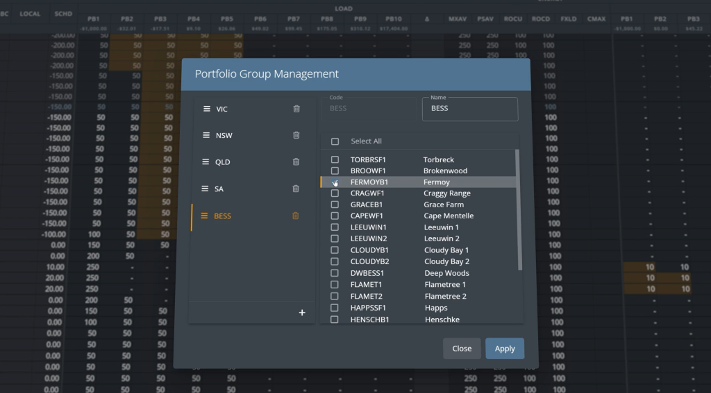 Horus Portfolio Group Management